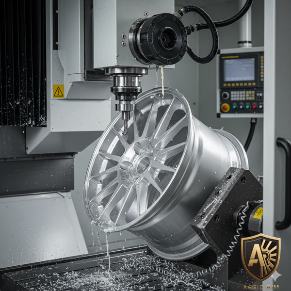 AEGIS RIM bespoke wheel engineering design — CAD components and structural analysis