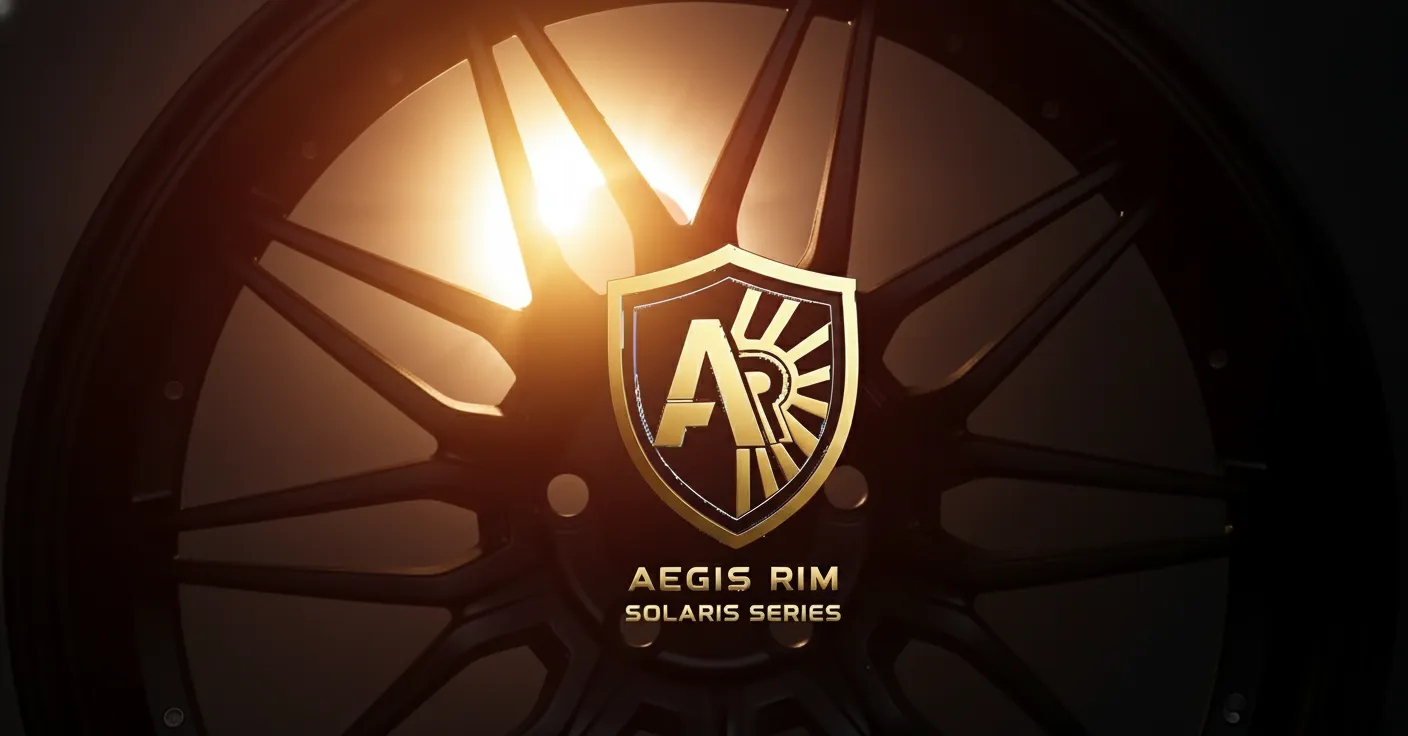 AegisRim Solaris Series forged wheel - sun ray spoke pattern
