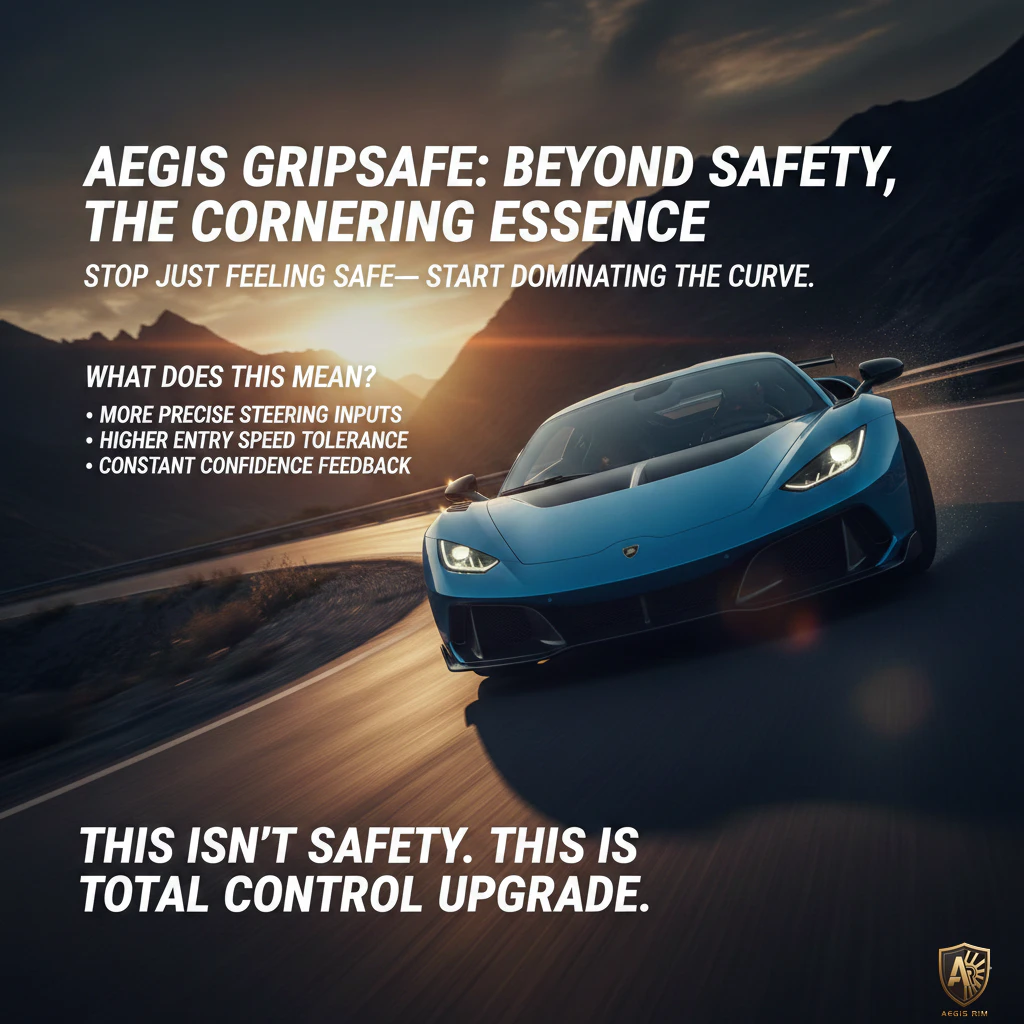 Dynamic feedback cornering technology with AEGIS GripSafe for enhanced lateral control