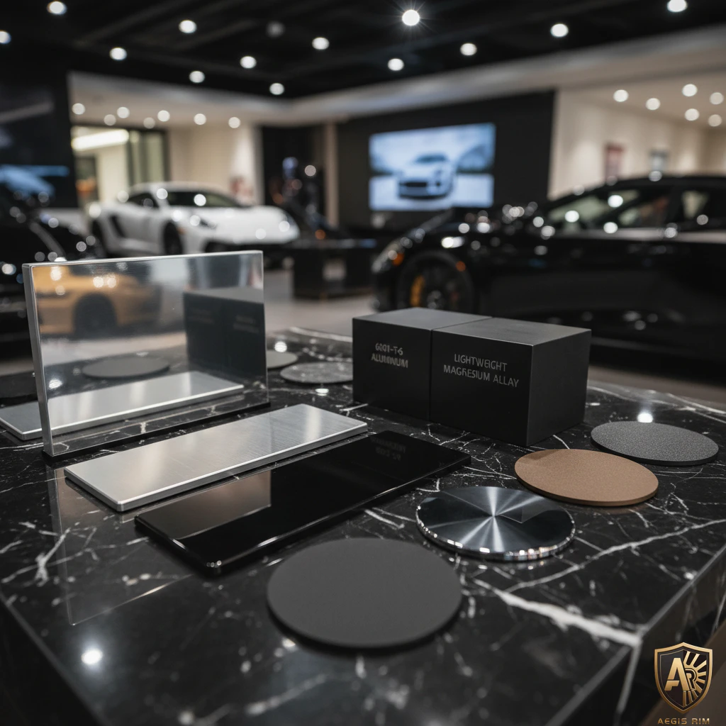 AEGIS RIM material selection featuring aerospace-grade aluminum and premium finishes